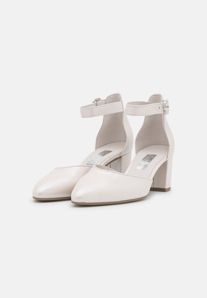 Talons Classiques Gabor | Blanc Cassé Exclusif